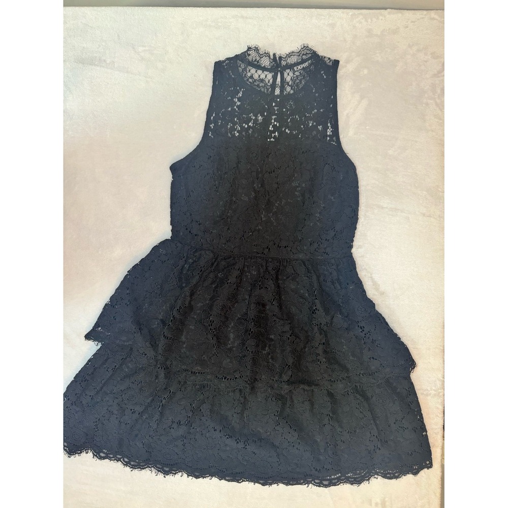 Express lace black dress, little black dress, size small
